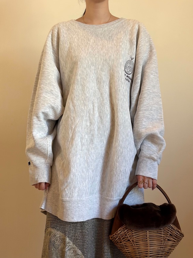 CU17-13 USED SWEAT "JANSPORT" -GRAY-