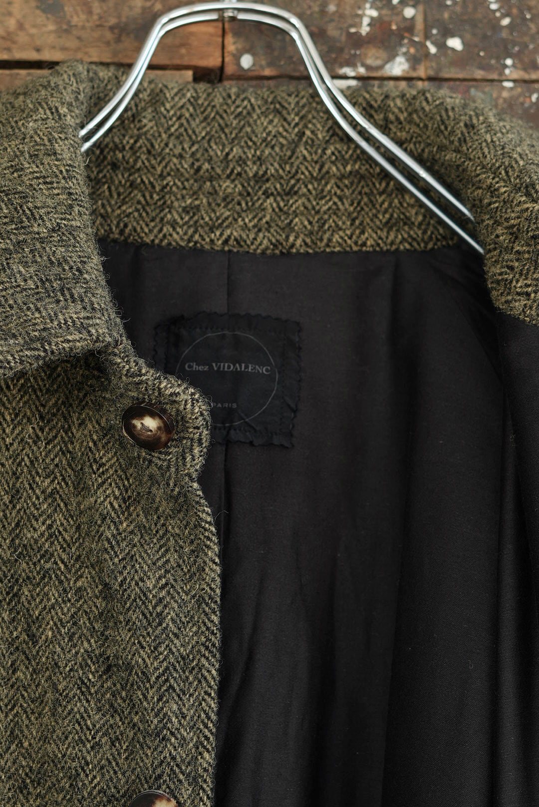 CHEZ VIDALENC - COAT BOBI / HARRIS TWEED (FRIDAY) | Brownie