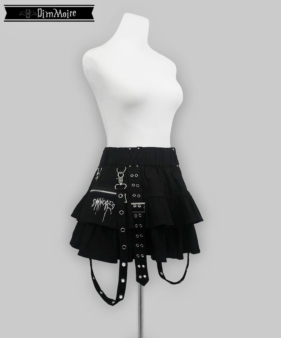 PUNKフリルミニスカートII【Black】 | DimMoire