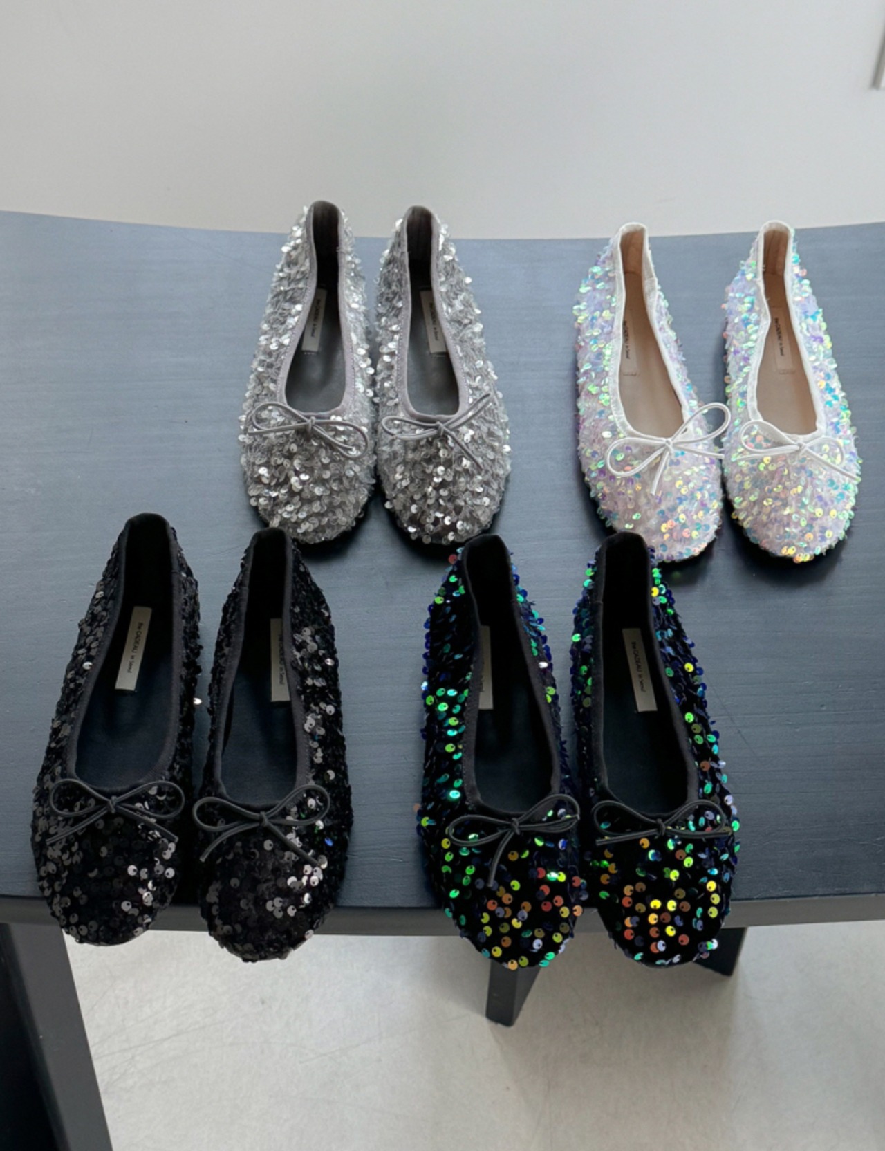 【25aw】Spangle Flat Shoes_4colors