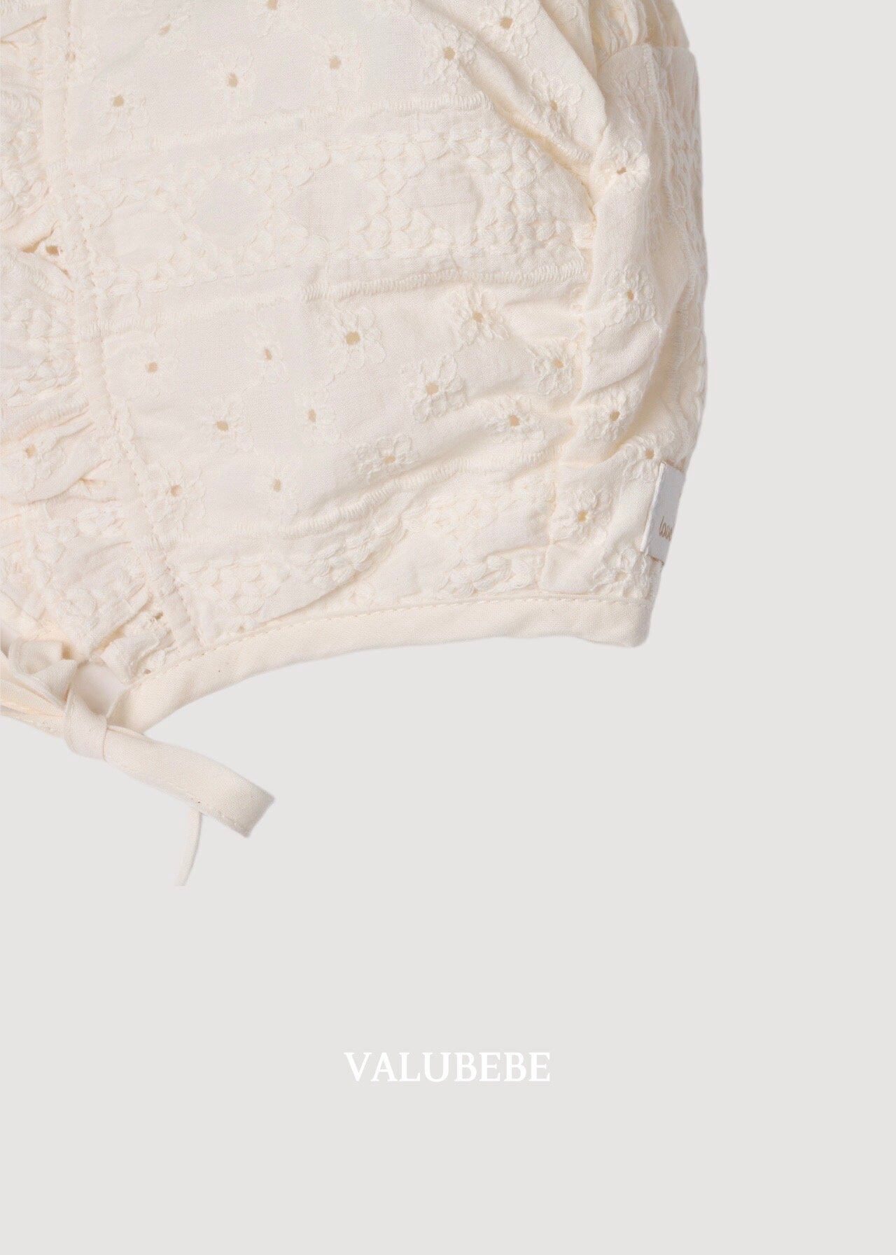 送料無料【予約】/ ミコレースボンネットハット / valubebe
