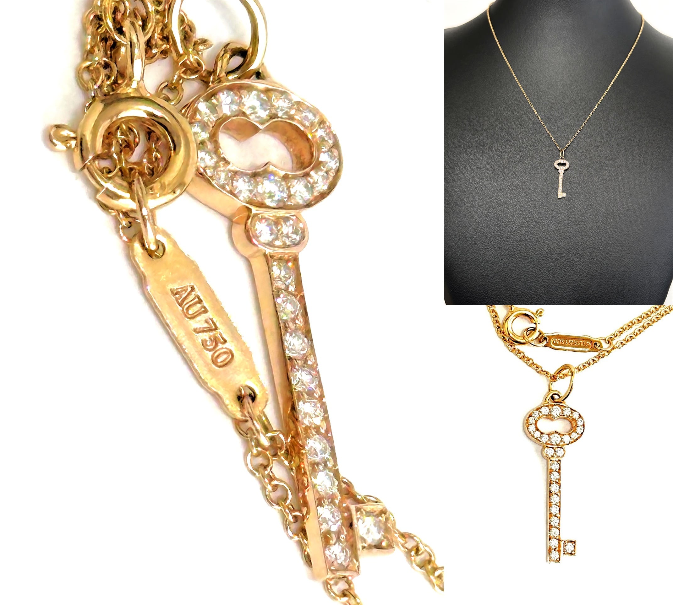TIFFANY ティファニー キー コレクション オーバルキー ダイヤ