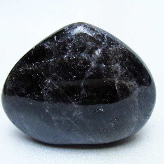 モリオン 置物 ハート 黒水晶 一点物 145-1959