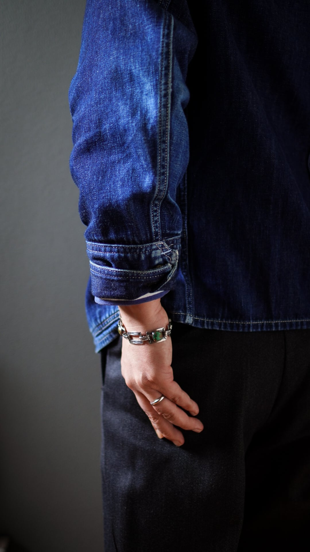 1940s】ナバホ ターコイズ & アロー & ライトニング ブレスレット