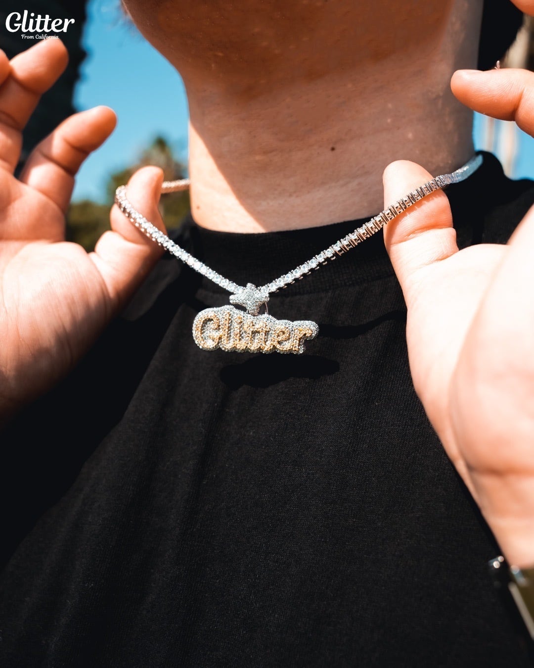 Limited Edition Glitter Logo Pendant | Glitter