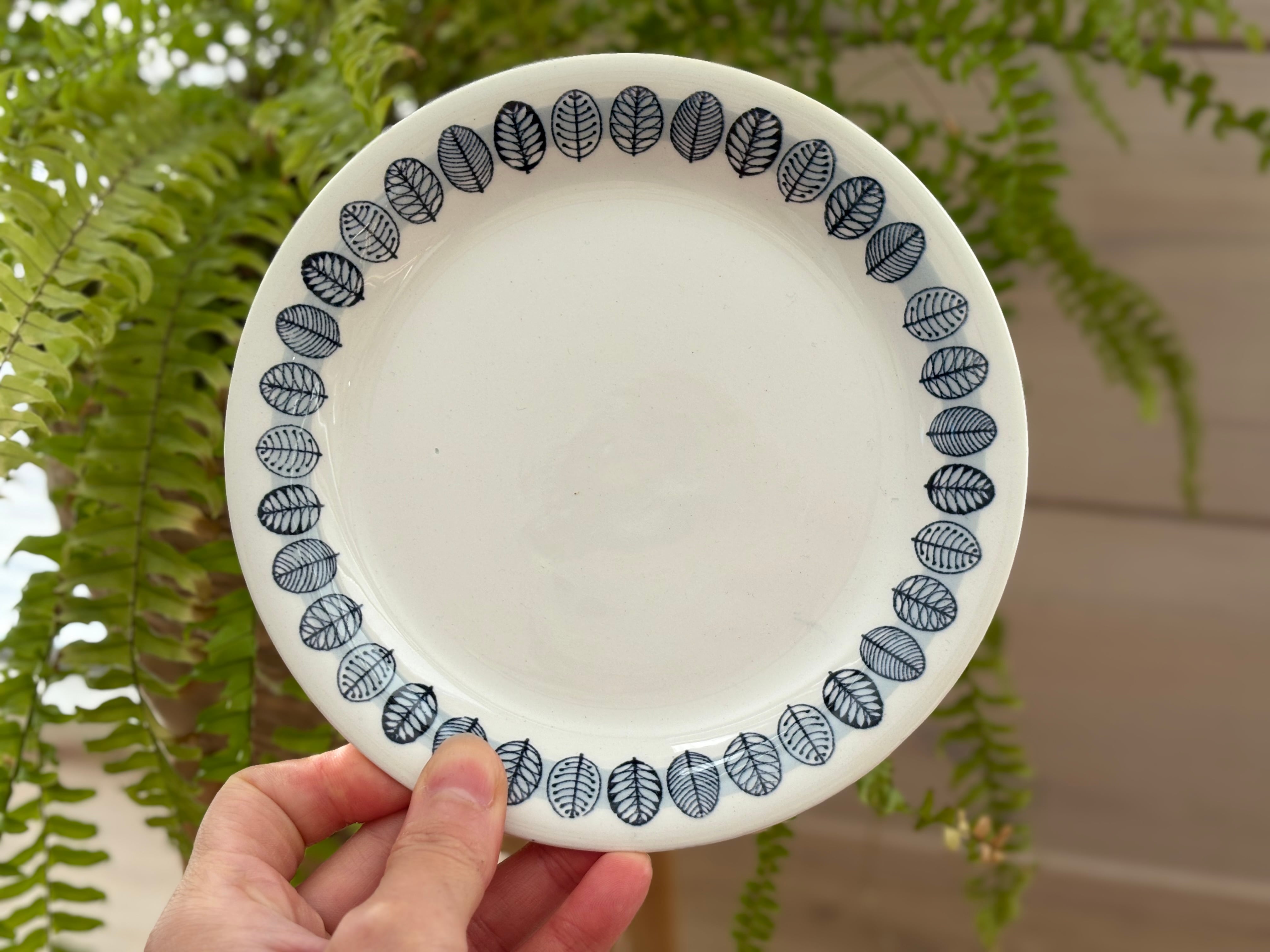 arabia APILA 21cm plate 復刻版 | アラビア アピラ プレート グリーン