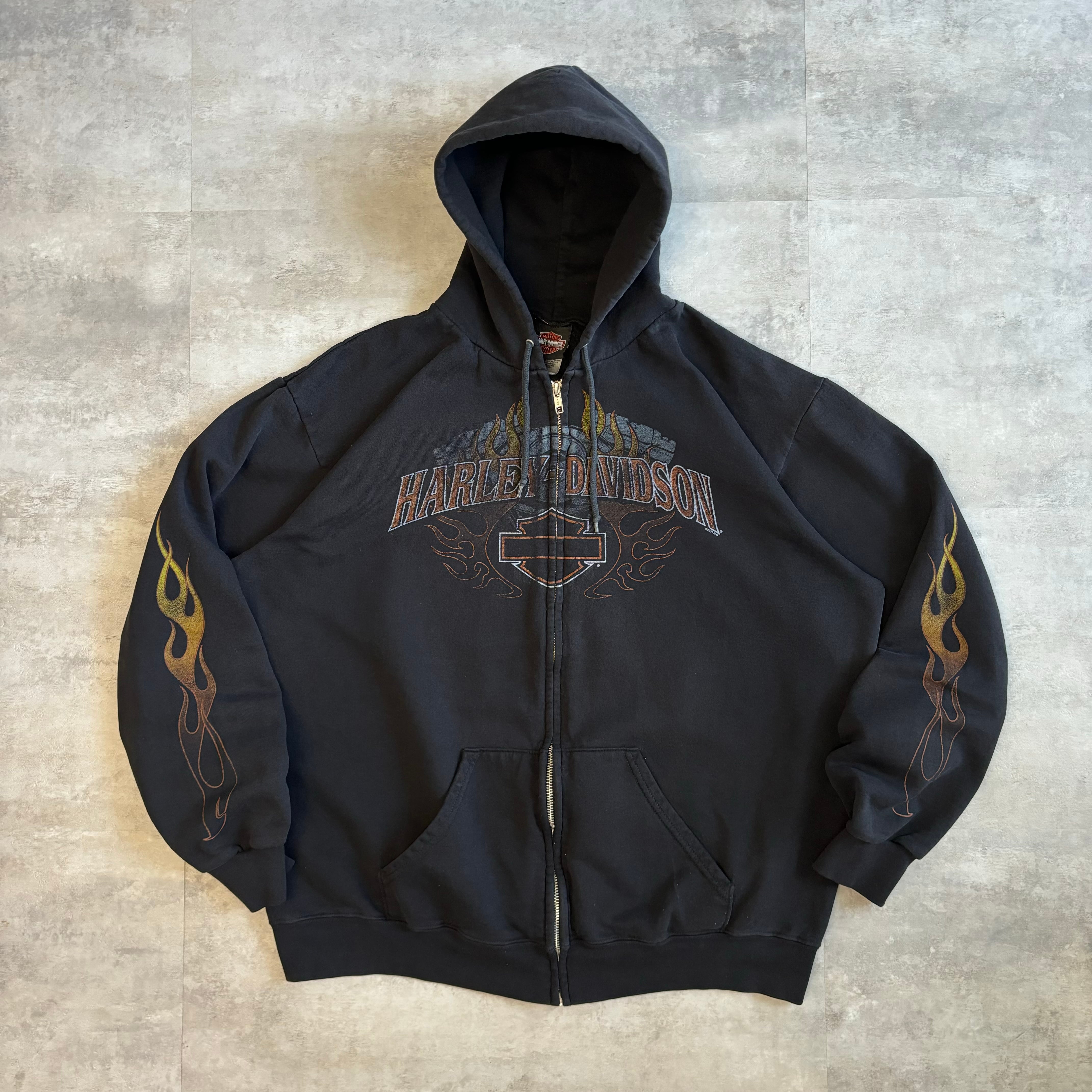 Harley-Davidson ハーレーダビッドソン フレイム フルジップパーカー L no.1739