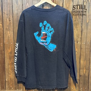 2000's～ SANTA CRUZ LONG SLEEVE SCREAMING HAND PRINT T-SHIRT  【サイズ表記 L】  /  2000年代～ 　サンタクルーズ スクリーミングハンド 長袖Tシャツ