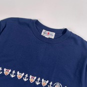 CAPTAIN SANTA キャプテンサンタ キャラクター プリント 半袖 Tシャツ サイズ S/ネイビー系 メンズ