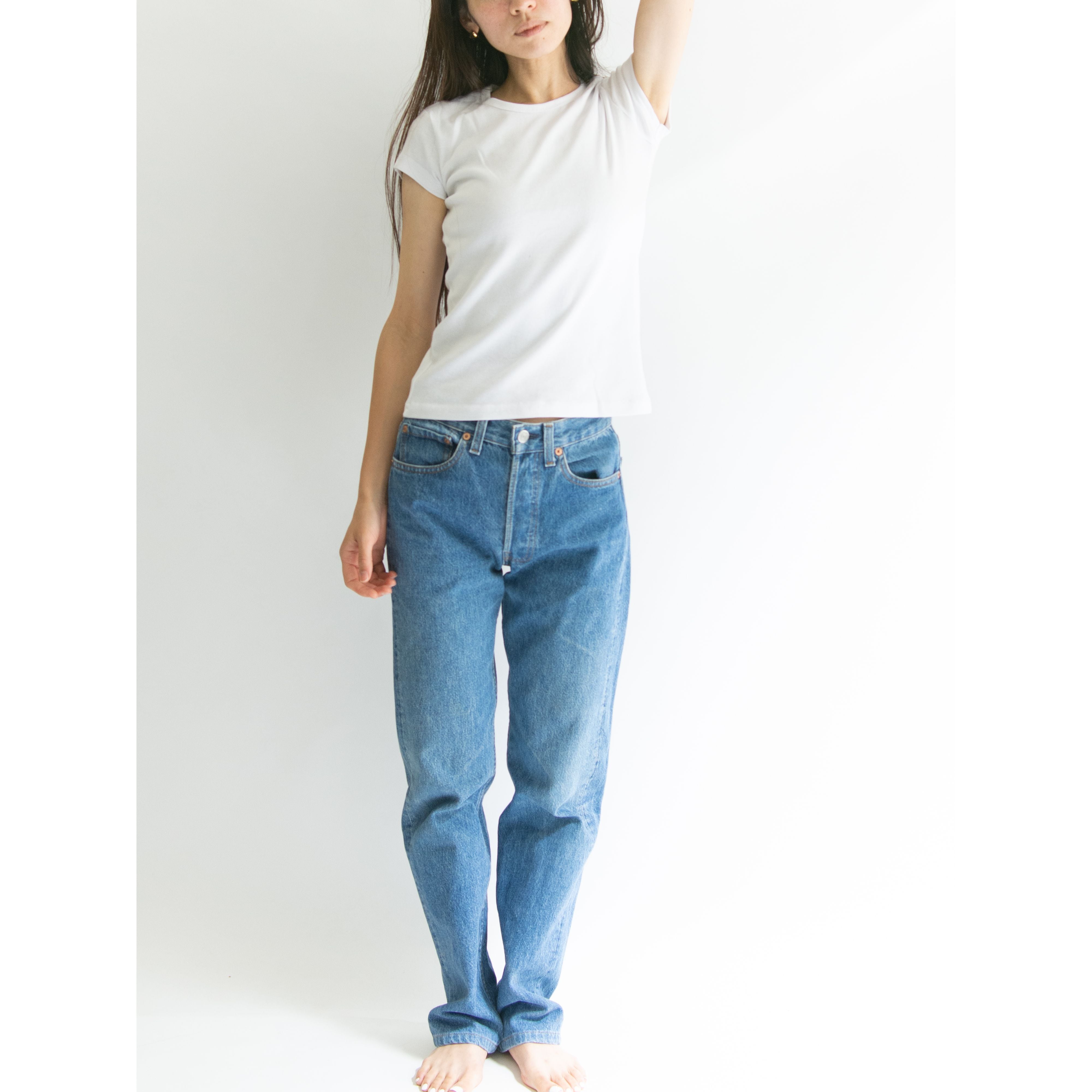 LEVI'S 501】Made in U.S.A. straight denim pants W28 L36 ...