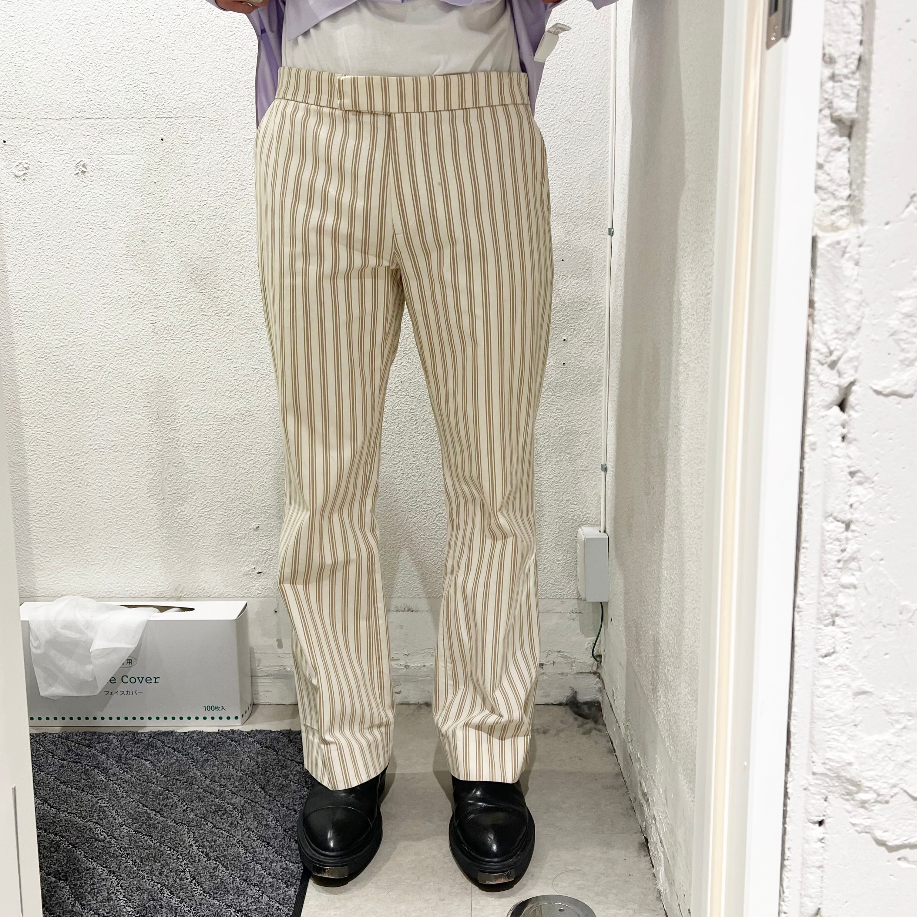 MARNI　マルニ　コットンストレートパンツ　ストライプ 　SIZE44 .170cm62kg【表参道t10】【メンズ/レディース】 |  ブランド古着Brooch powered by BASE