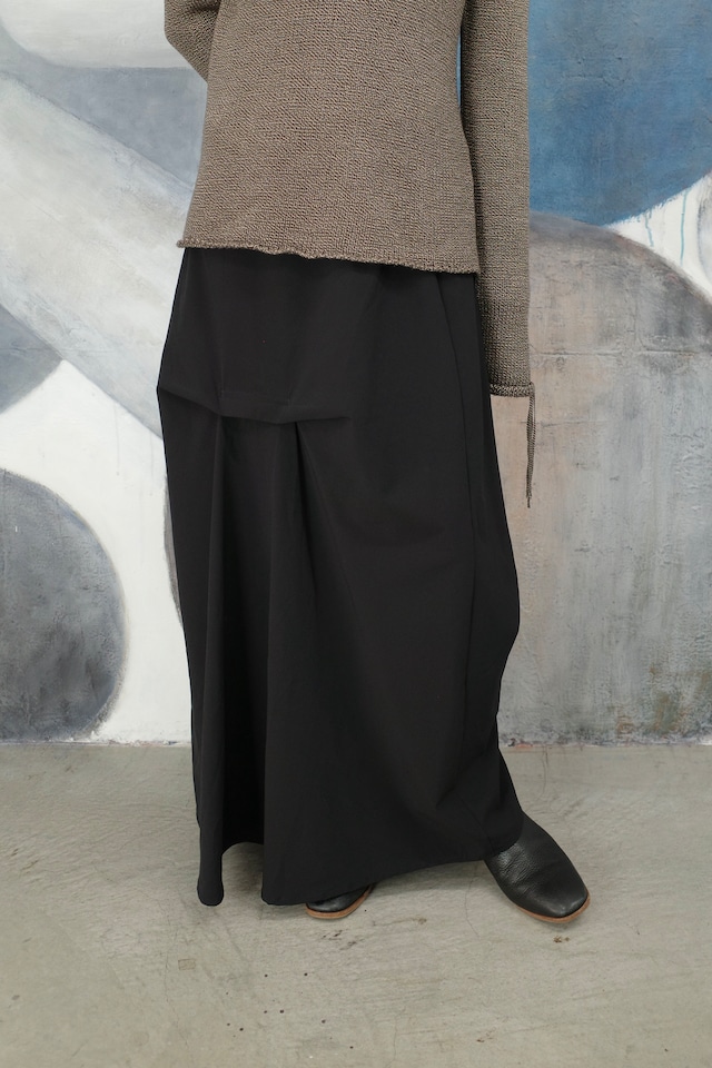 00's Asymmetry design long skirt