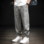multi-pocket tapered nylon jogger pants ◇2color H0345