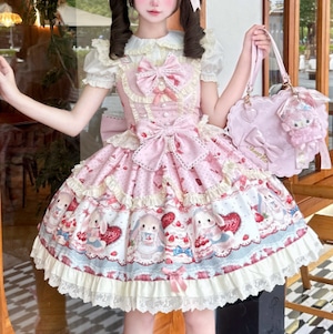 ゆめかわ♡全3カラー 選べる袖丈♪ロリィタバニーセットアップ set38★ ゆめかわ♡全3カラー 選べる袖丈♪ロリィタバニーセットアップ set38★