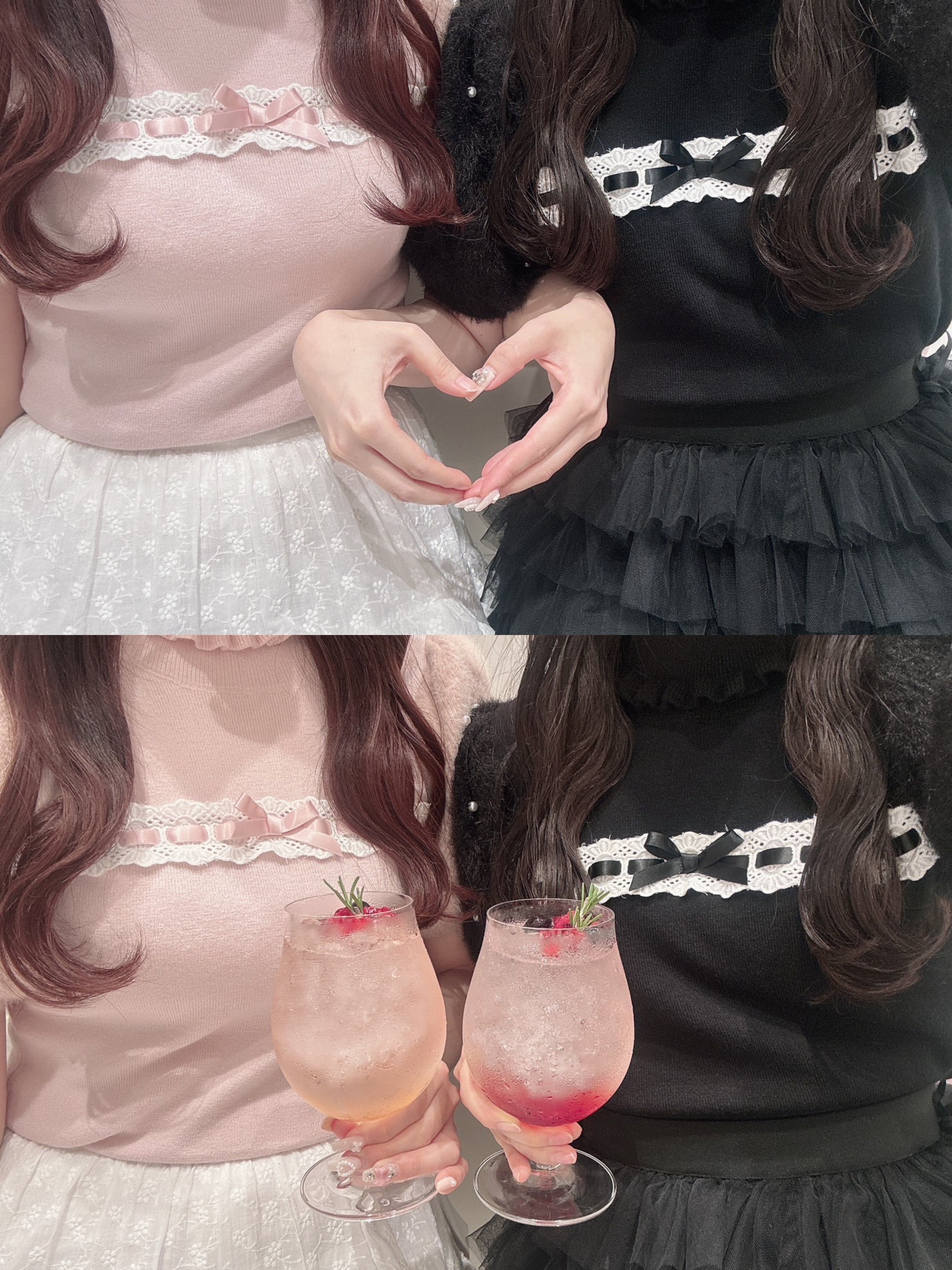 ぽわぽわうさぎニット