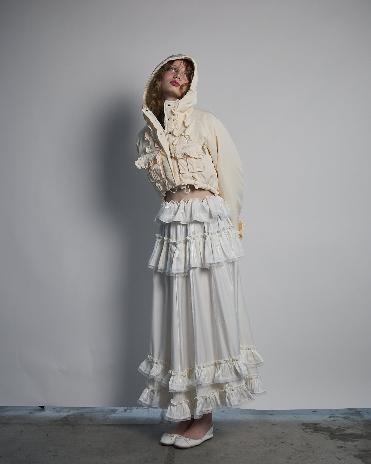 pain】シャイニーレースロングスカート | lilLilly official webstore