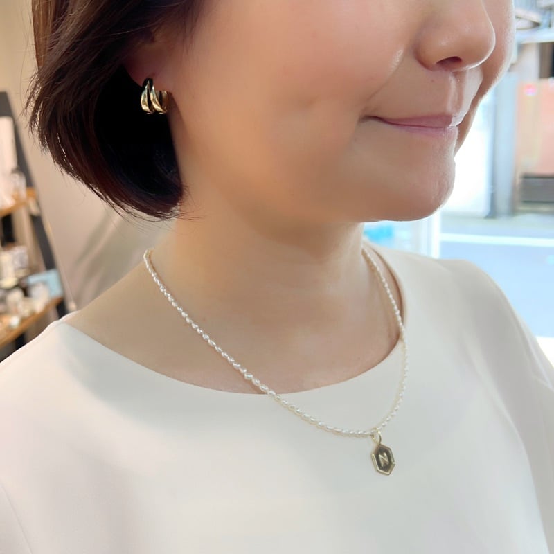 再入荷】Gold Coating カチッと ダブルフープ ピアス | 【公式通販