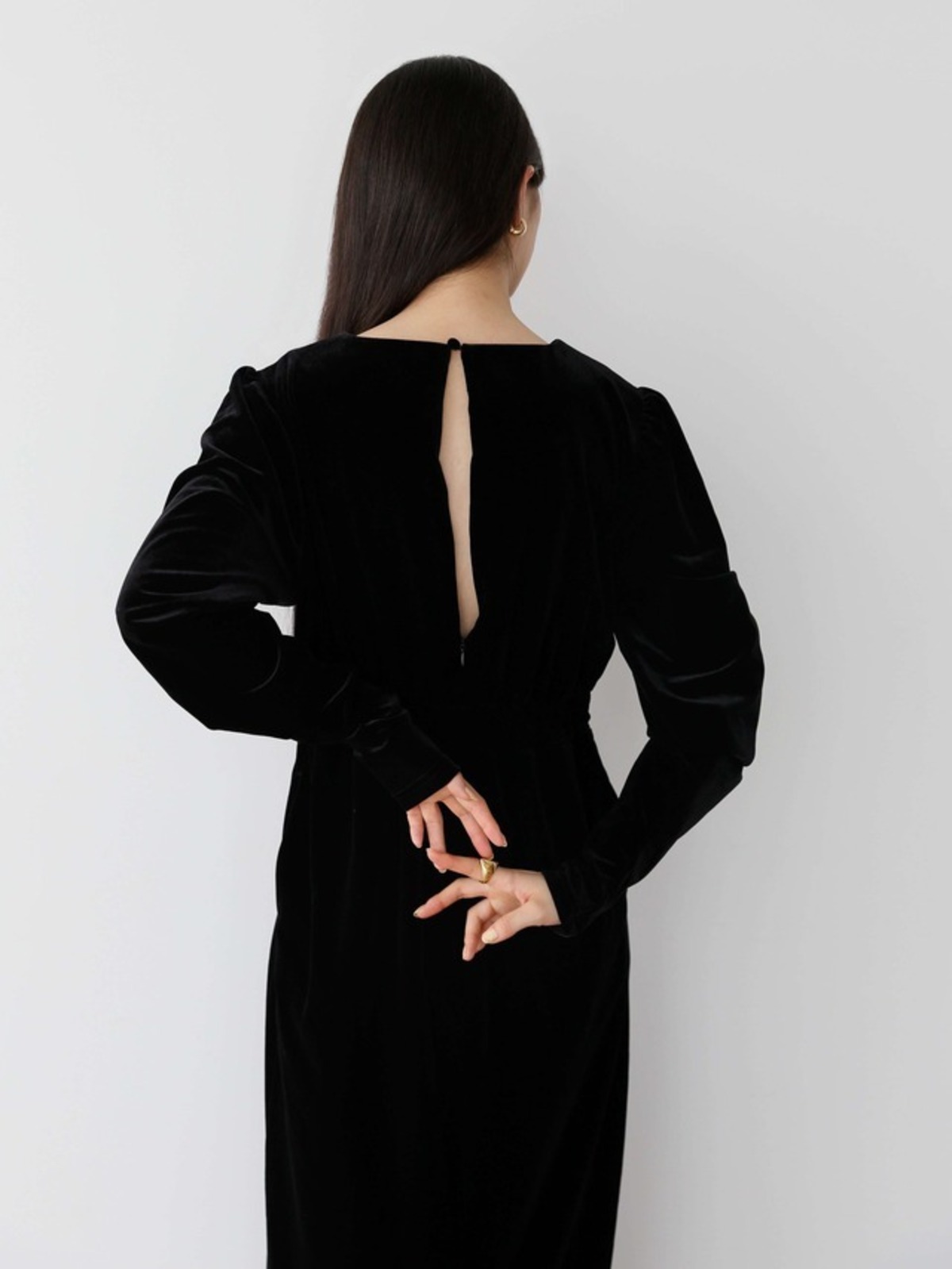 back open velour onepiece | Katrin TOKYO