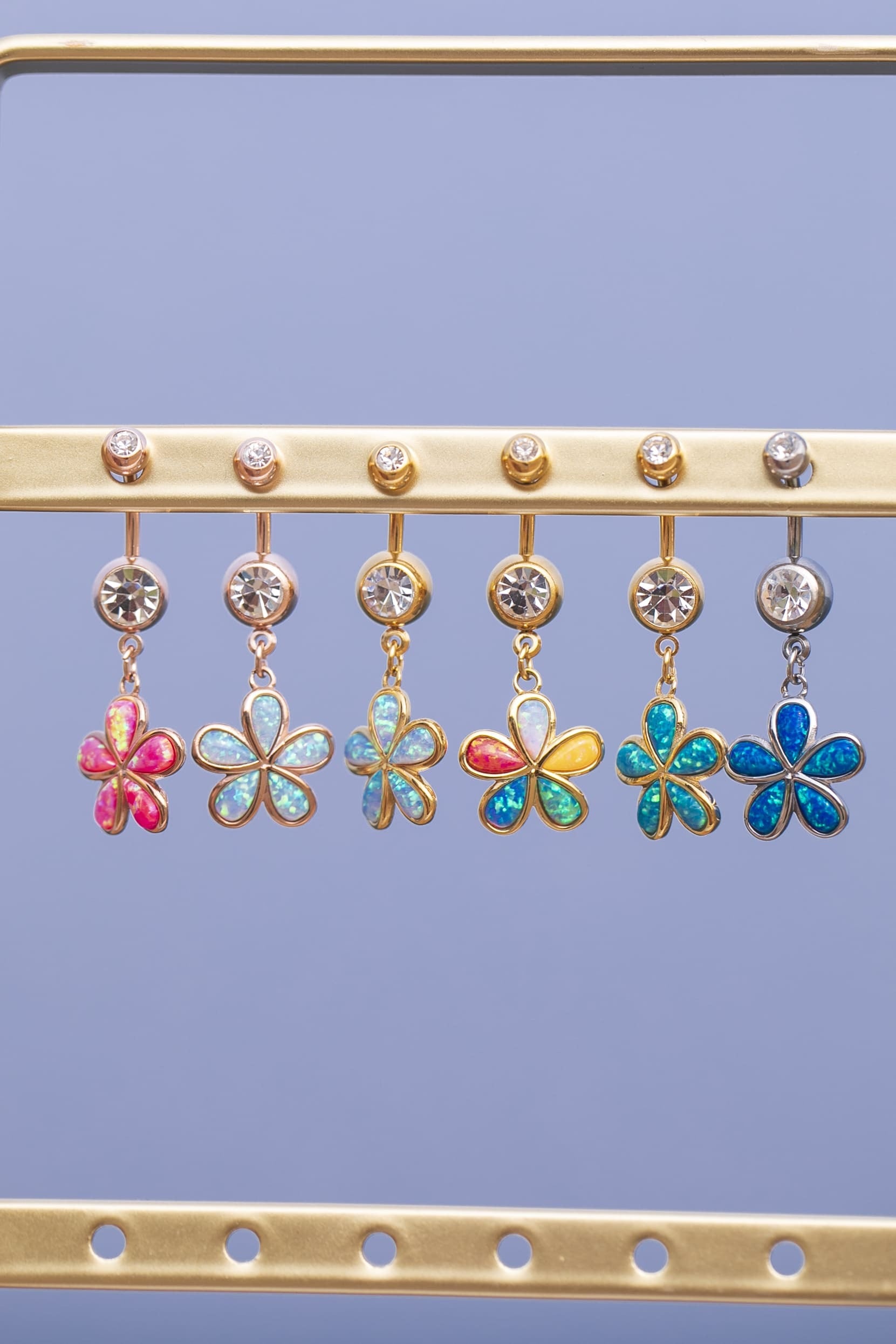 へそピアス】Plumeria opal /ボディピアス | IRIEBEACH