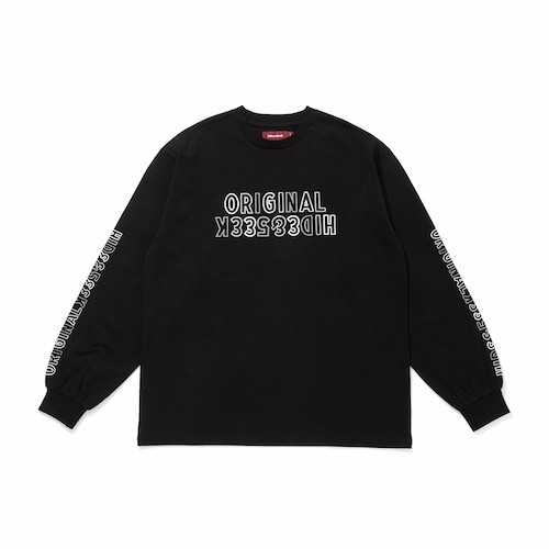 ロングスリーブTシャツ / HIDEANDSEEK(ハイドアンドシーク) / "HideandSeek × Toru Nishiura" ORIGINAL L/S TEE(BLACK)(H30th-091526)