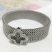メッシュメタルのストレッチブレスレット　アクセサリーのセール通販　12031BR