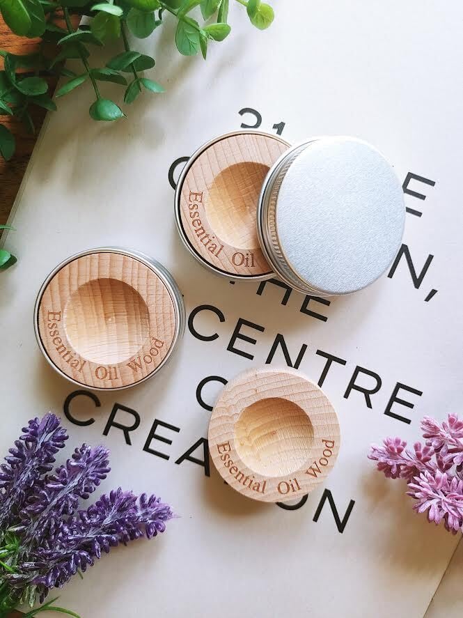 天然木 アロマディフューザー ケース付き 精油 エッセンシャルオイル 芳香器 アロマデッシュ 置き型 ウッドディフューザー インテリア アロマテラピー アロマセラピー Micor エッセンシャルオイル専門店