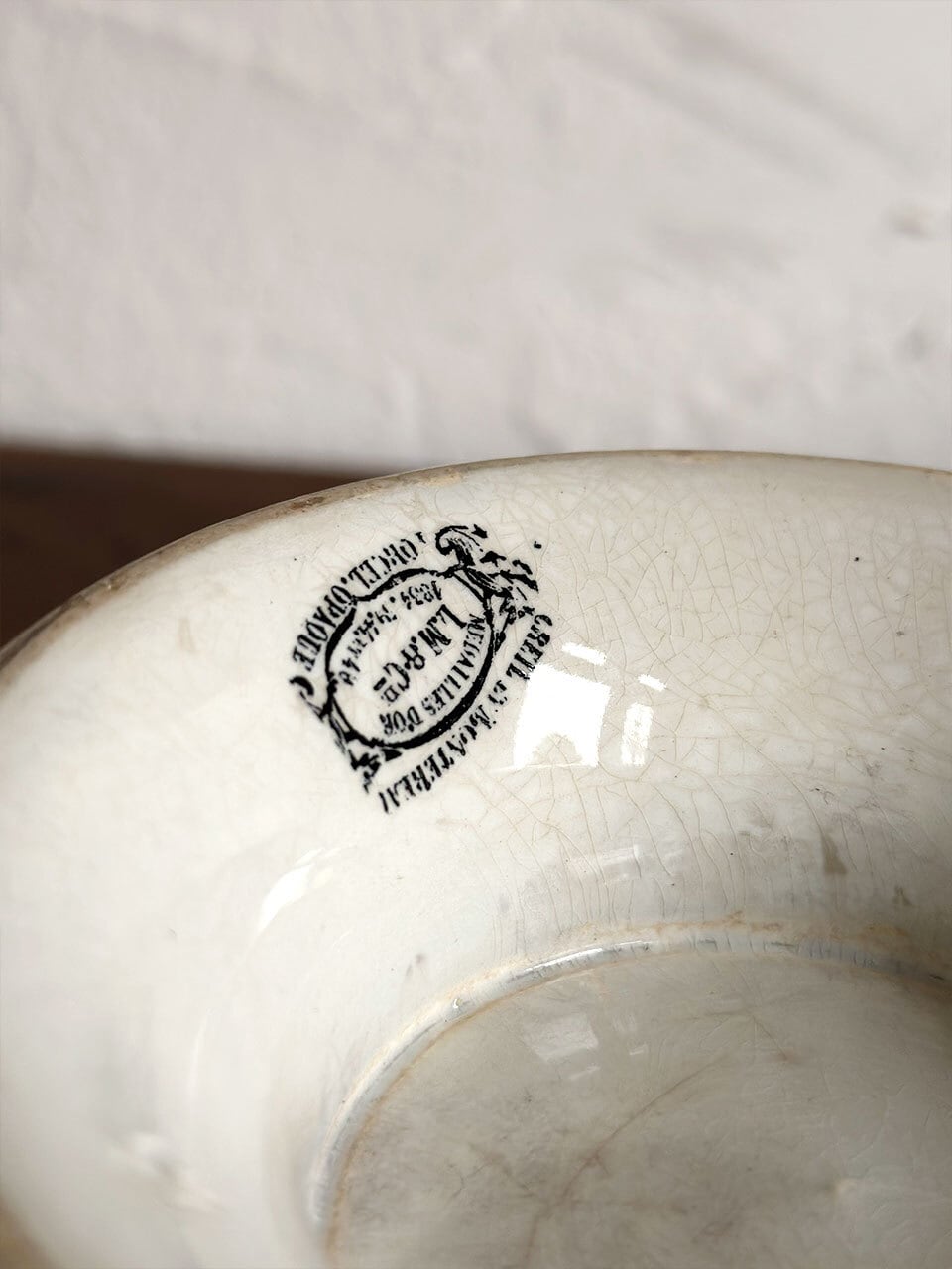白色 スーピエール Creil et Montereau | Brocante de La Cocotte