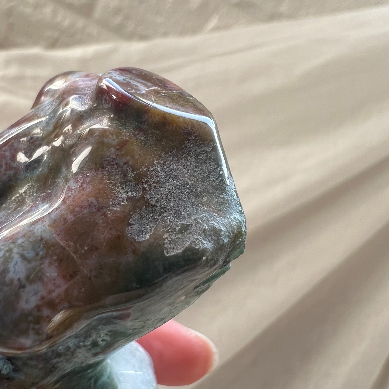 憧れのモデルボディ*オーシャンジャスパー202*天然石カービング*鉱物*天然石インテリア*置き物