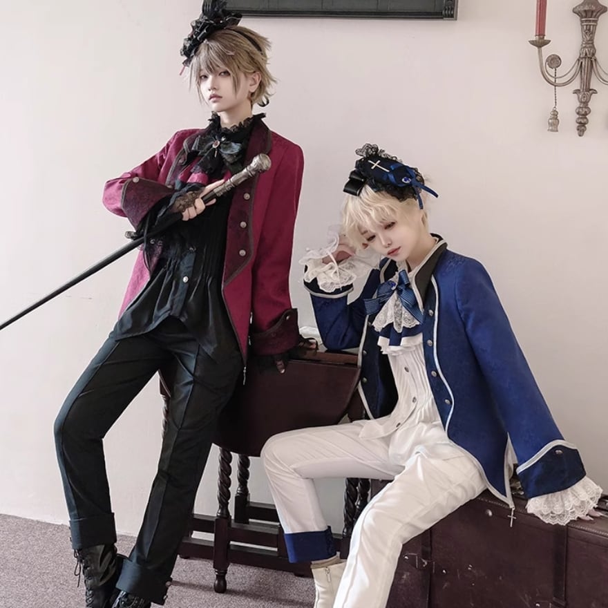 人気第10位 王子系 皇子系ロリィタ 少年装 シャツ CastleToo メンズ