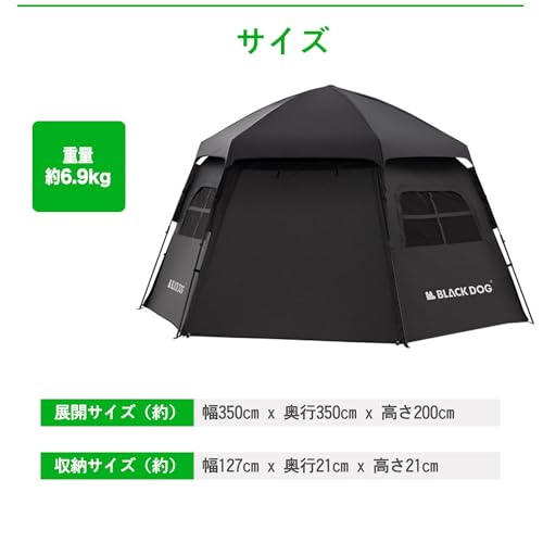 ネイチャーハイク ブラックドッグ テント BLACKDOGは買って大丈夫 類似