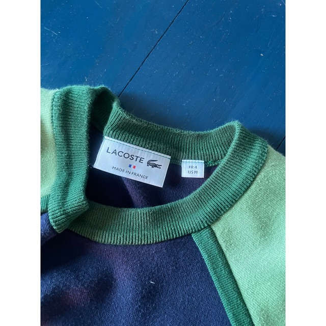 LACOSTE raglan sleeve sweat