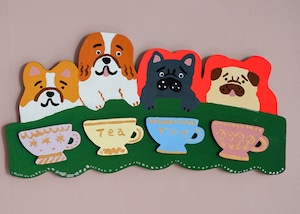 wood objet 原画 「Teatime」横長