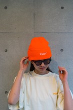 〈TGIF〉LOGO BEANIE KNIT CAP - Orange