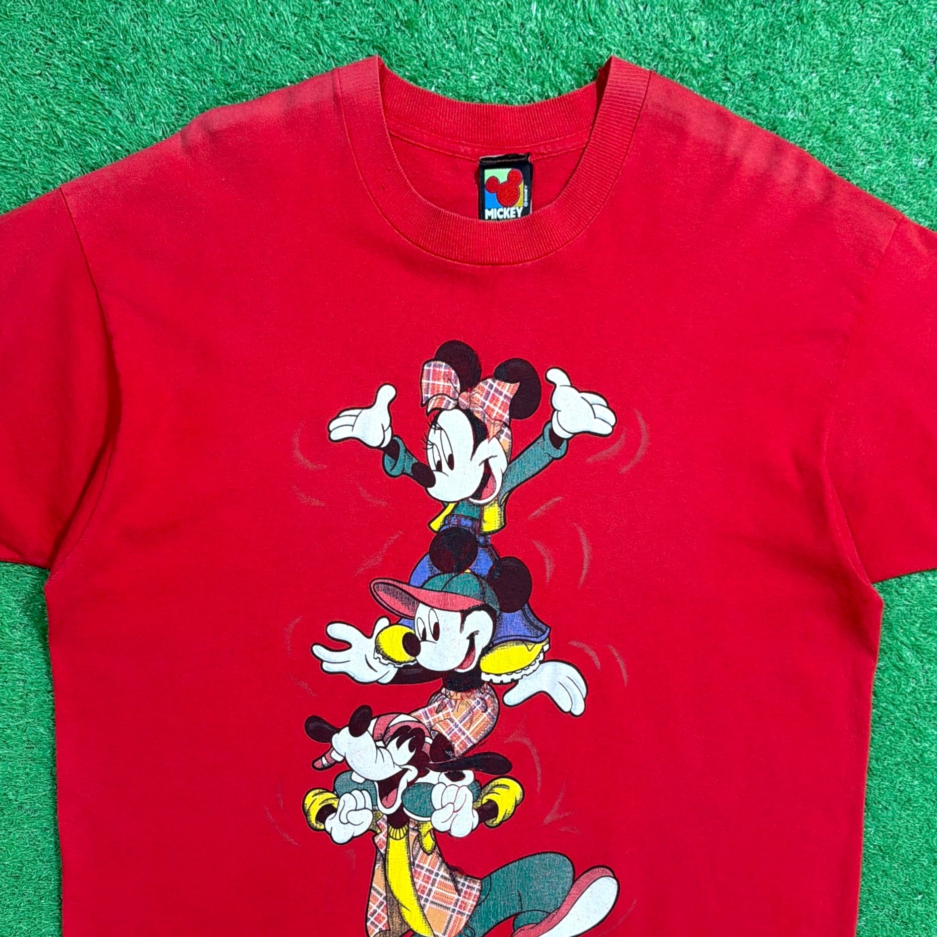 Men's】90s Disney ミッキー キャラクター Tシャツ / アメリカ製 USA製