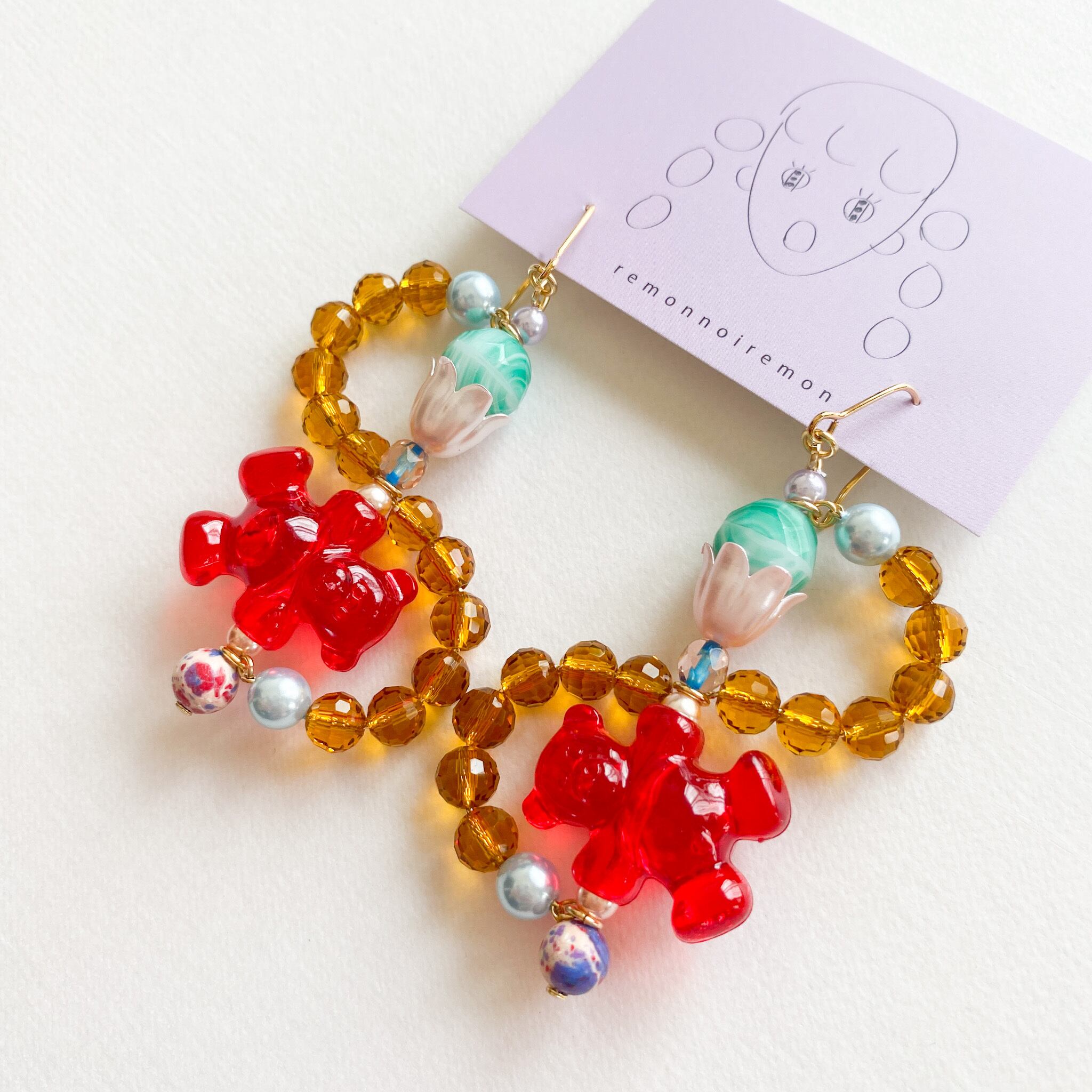 くねくねピアス/イヤリング