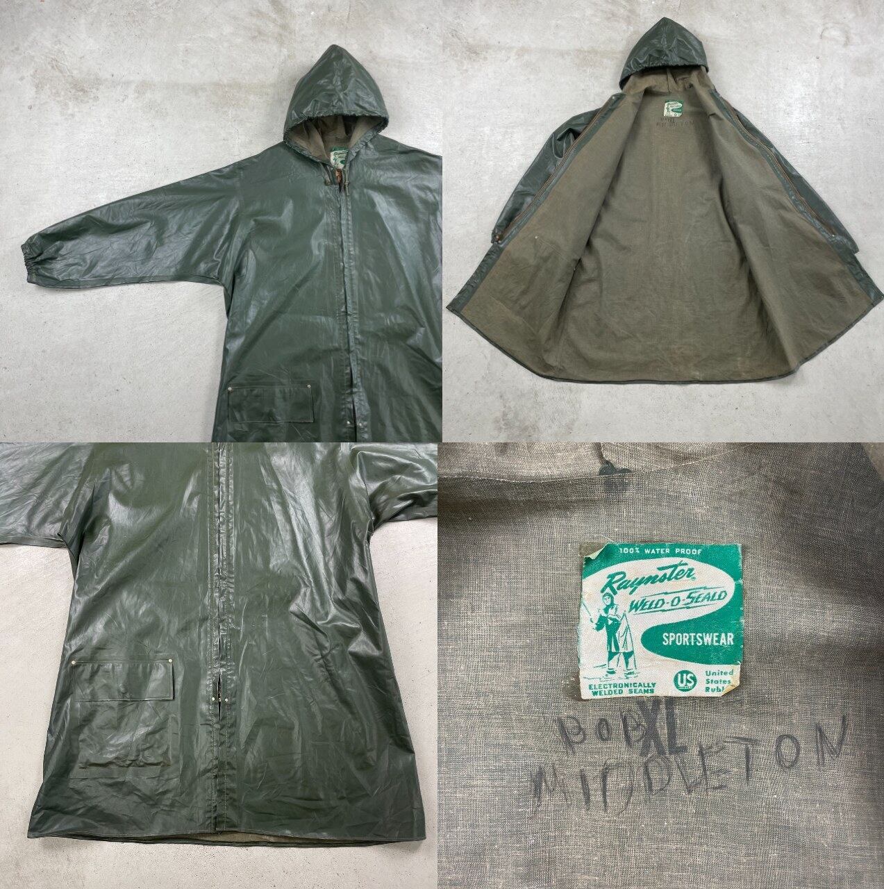 70年代 Raynster レインコート ラバーコート WATER PROOF メンズXL相当