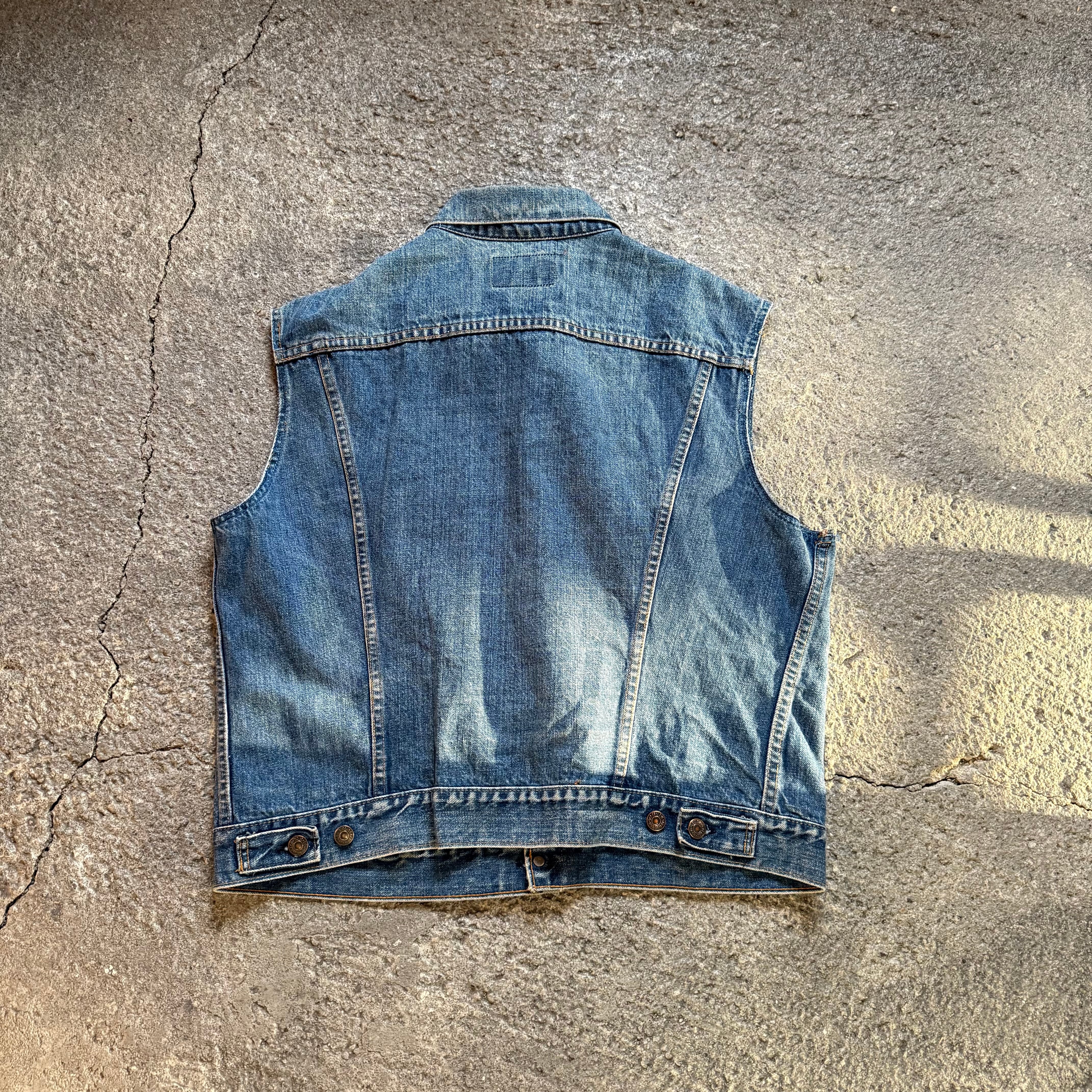 70's~ Levi's 70505 cut off denim vest | Pheasant