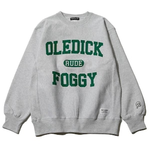 【RUDE GALLERY】ルードギャラリー OLEDICKFOGGY×RUDE GALLERY CREW SWEAT (ASH) クルーネックスエット