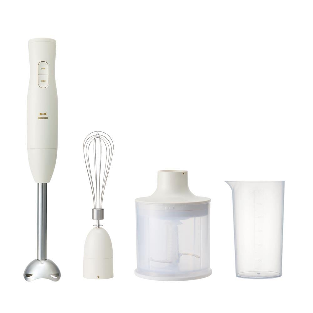 BRUNO ブルーノ マルチスティックブレンダー2 アイボリー BOE140 / キッチン家電 調理家電 ミキサー フードプロセッサー チョッパー ホイッパー