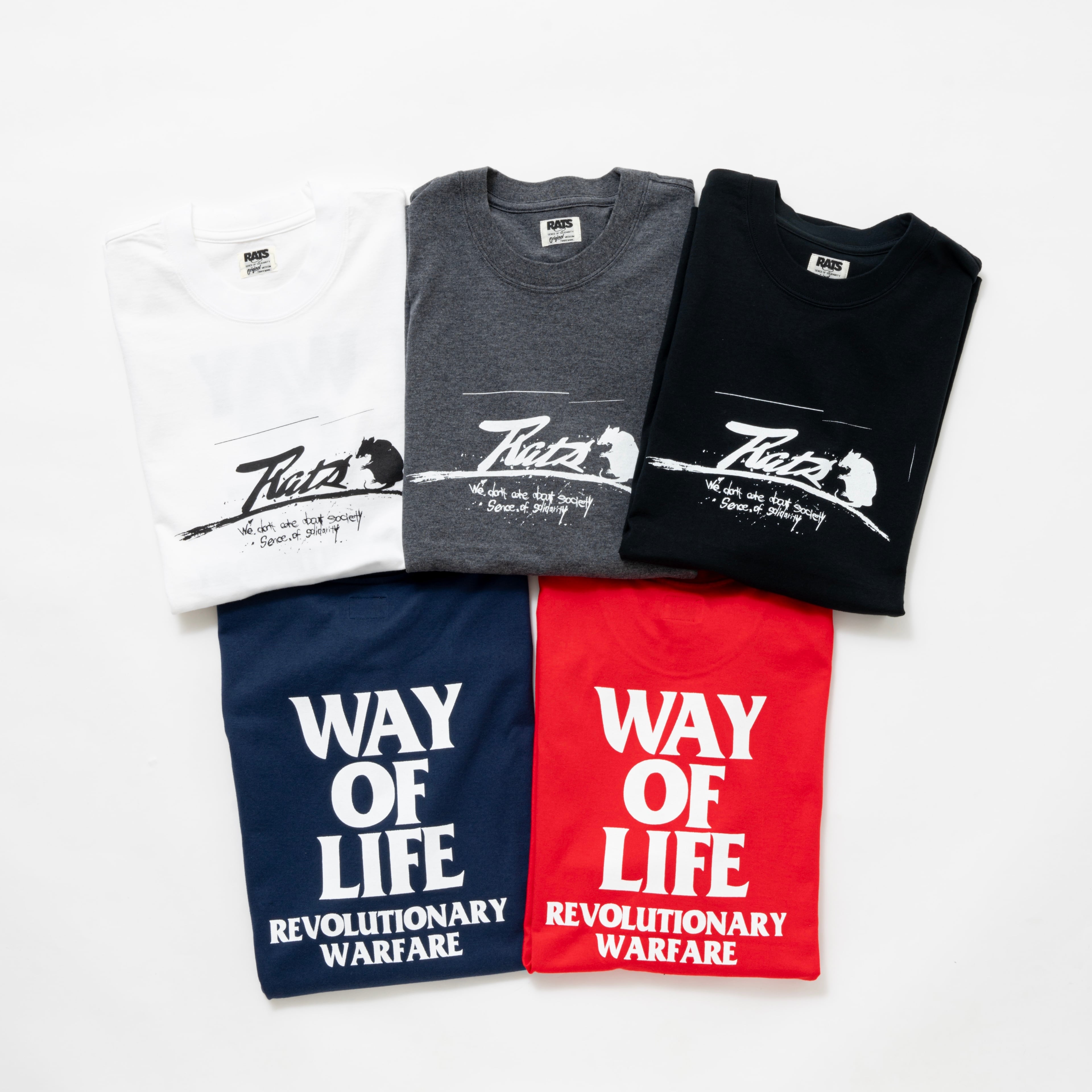 Tシャツ / RATS(ラッツ) / SCRIPT LOGO WAY OF LIFE TEE(24'SPT