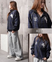 ◆BIG PONY チェックトラッカー◆wi-425043