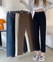脚長効果スキニーパンツ デニムボトムス タイトパンツ　9分丈パンツ 弾力 ストレート 韓国ファッション デニムパンツ ズボン ハイウエスト レディースパンツ ストレート ロングズボン