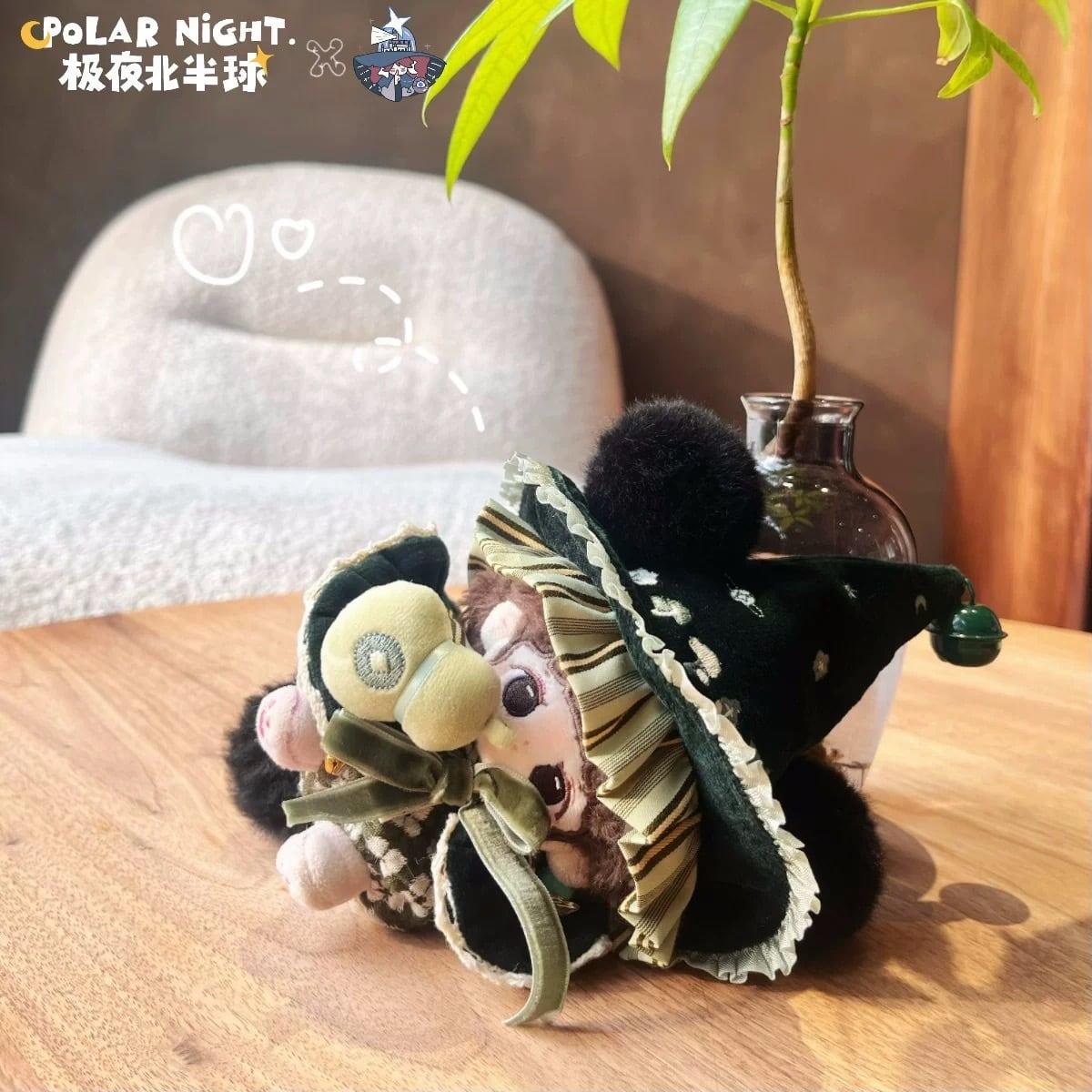 10cmぬい服】ジャングルシリーズ まほうがっこうコーデ 着せ替え