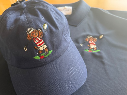 RUGBY DOG GOLF刺繍キャップ