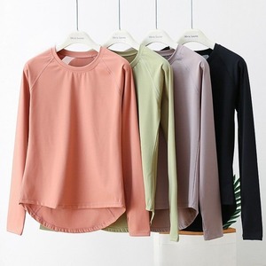 simple long t-shirt 【4colors】1652