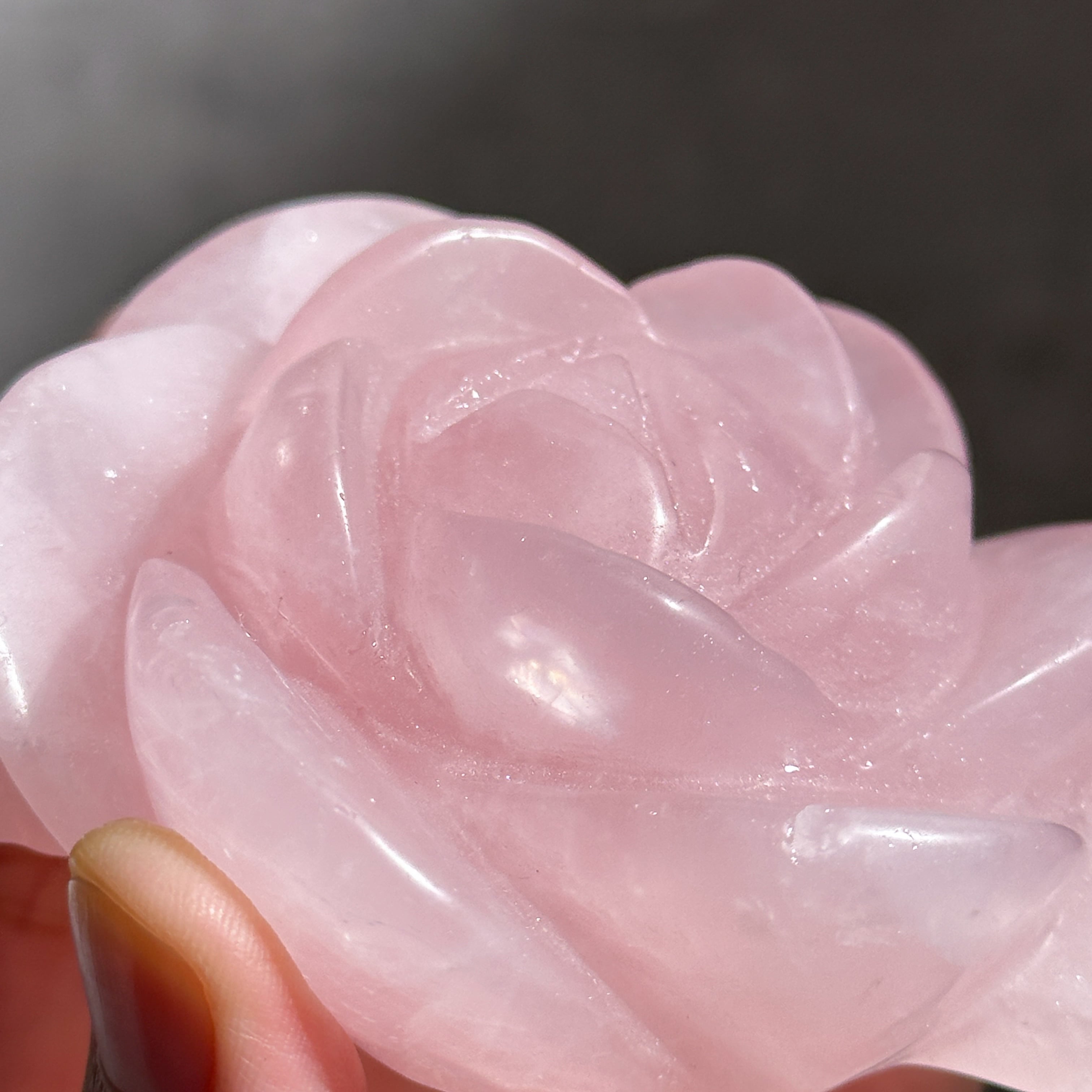 Big ローズクォーツ バラ 01◇ Rose Quartz ◇天然石・鉱物