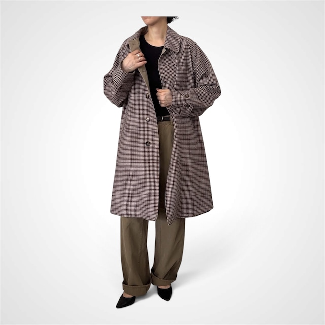 scyebasics Cotton Gabardine Reversible Coat