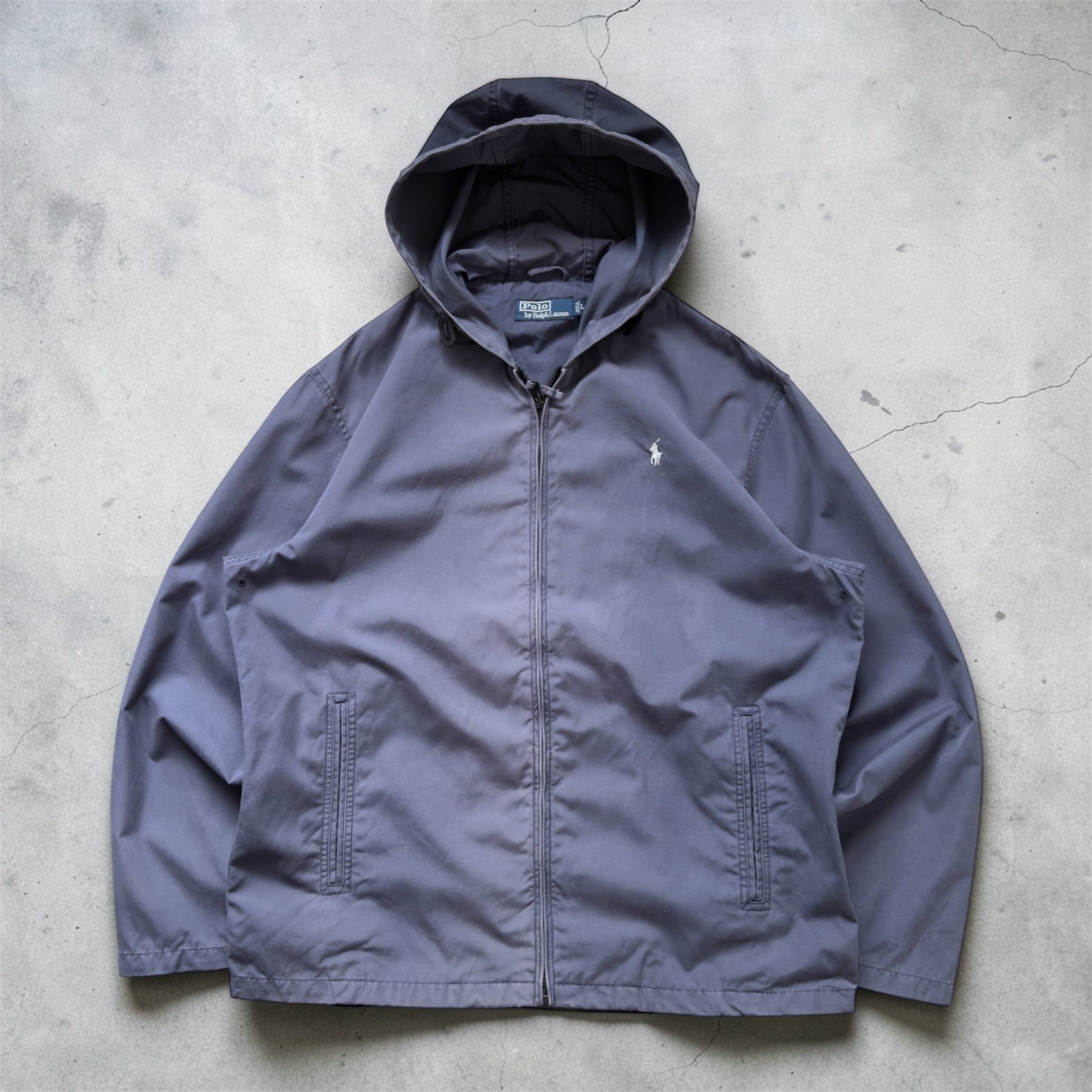 90s GAP Cotton Anorak Half Zip Hoodie Jacket L | COMPOSITE STORE