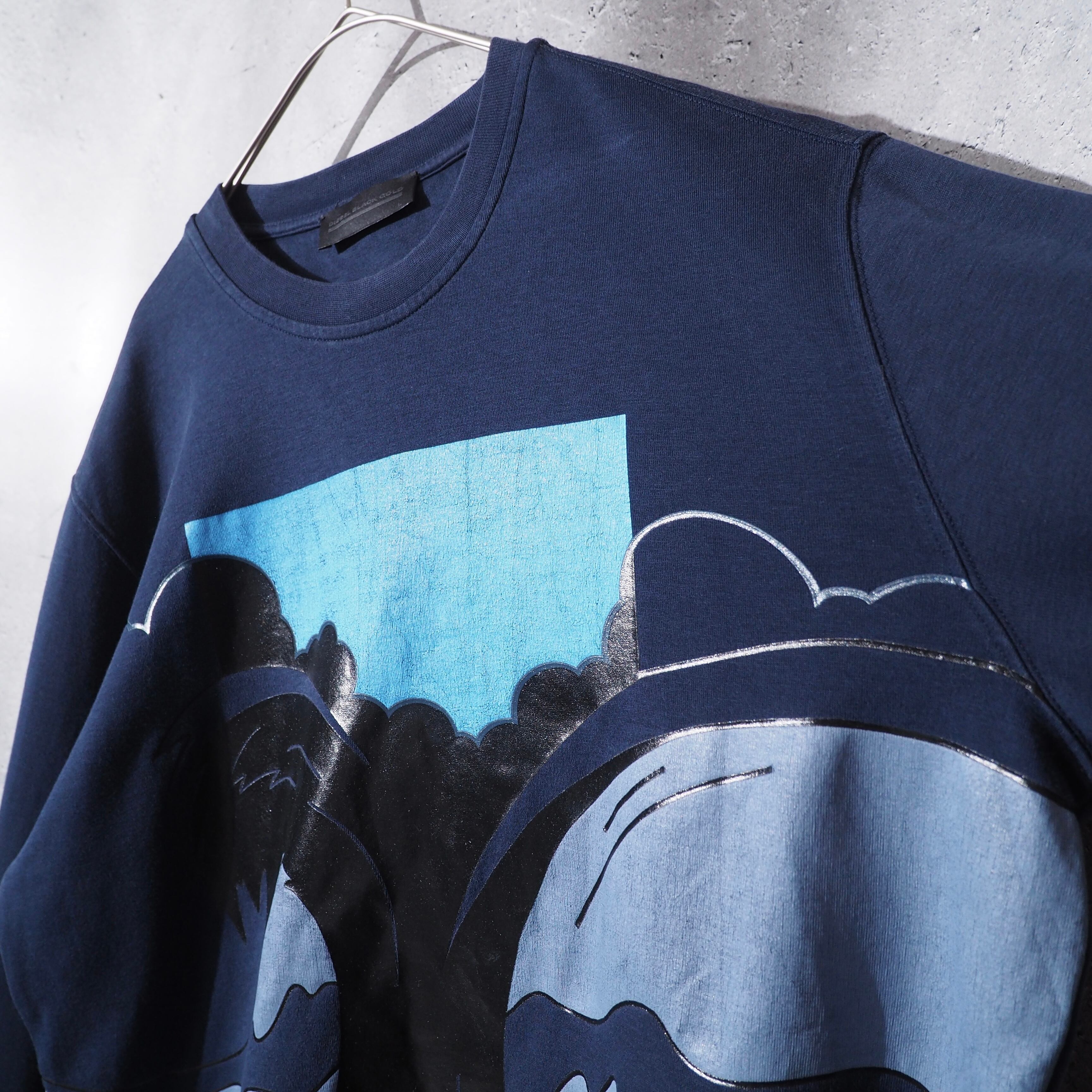 " DIESEL Black Gold " Graphic printed Long sleeve Sweat Tee