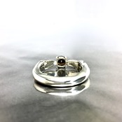 TWIN CLAW RING with SMOKY QUARTZ / ツインクロウリング・スモーキークォーツ